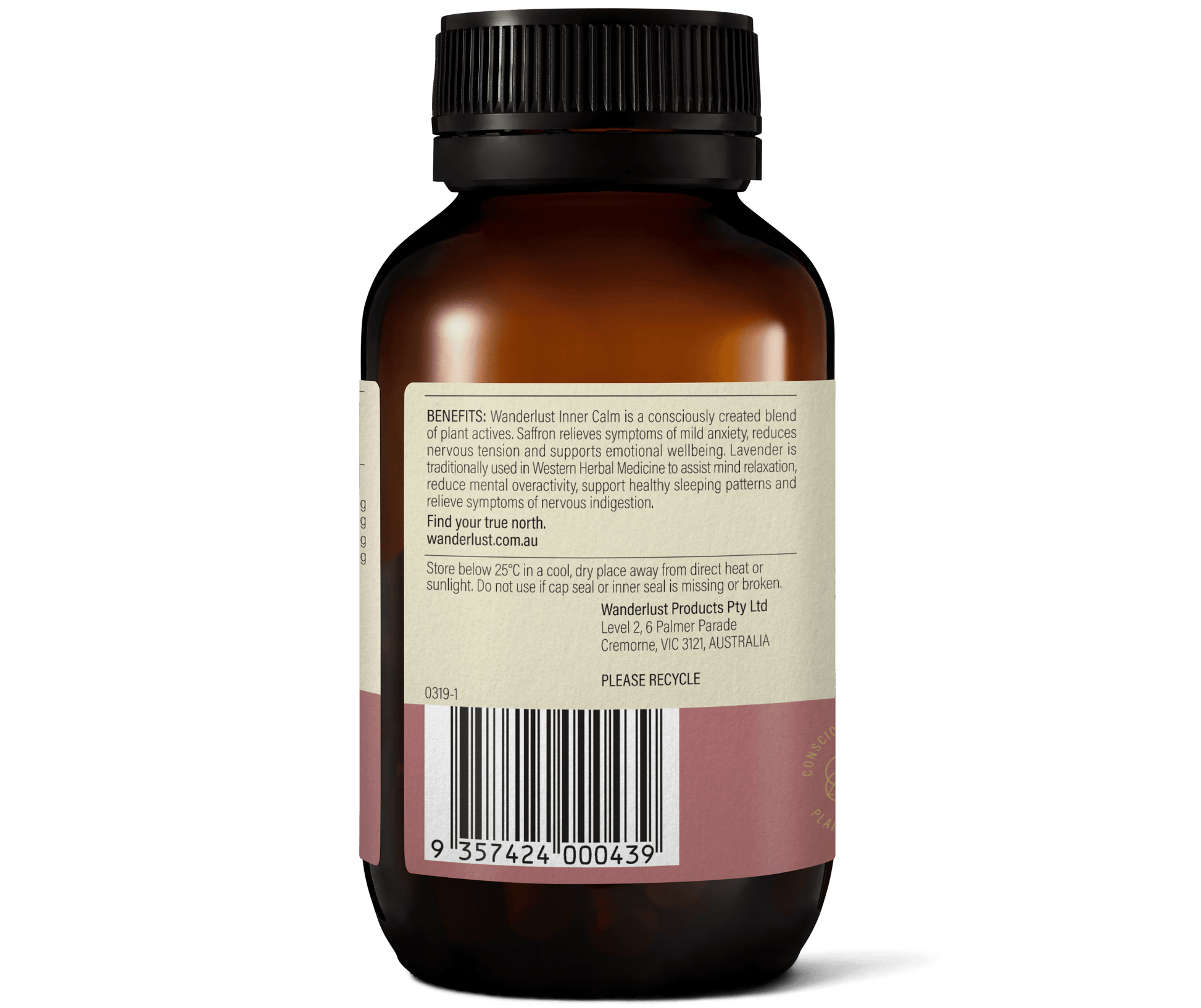 Wanderlust Inner Calm 30 Capsules