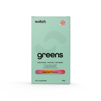Switch Nutrition Greens 20 Serves Assorted Flavours