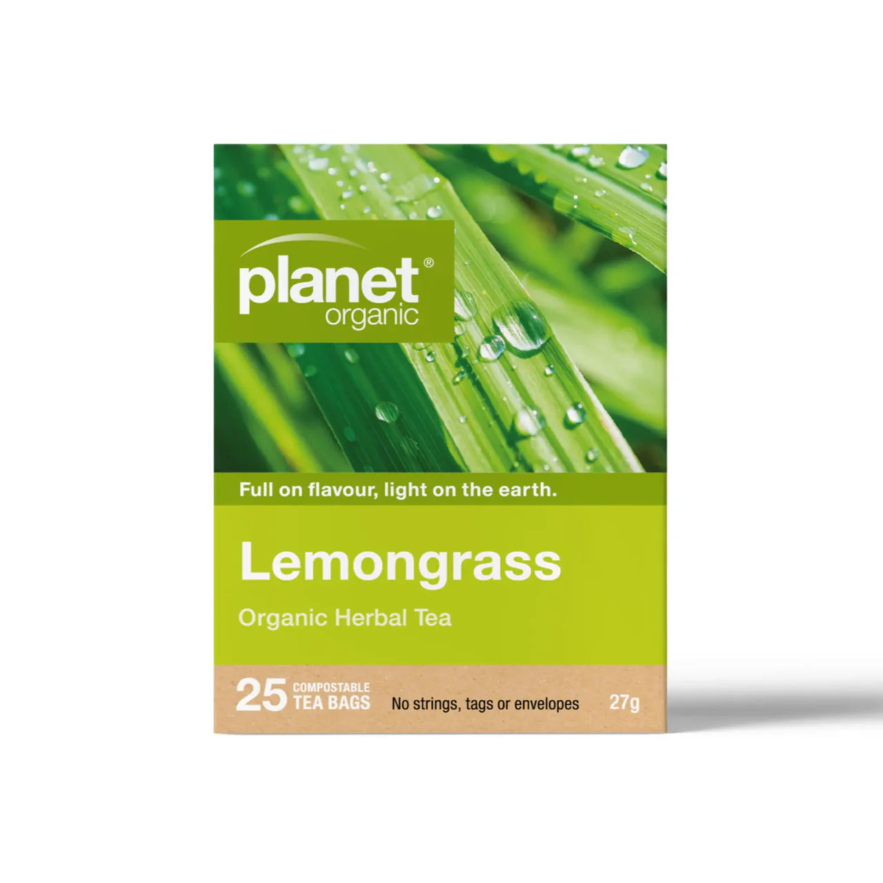 Planet Organic Lemongrass Herbal Tea x 25 Tea Bags