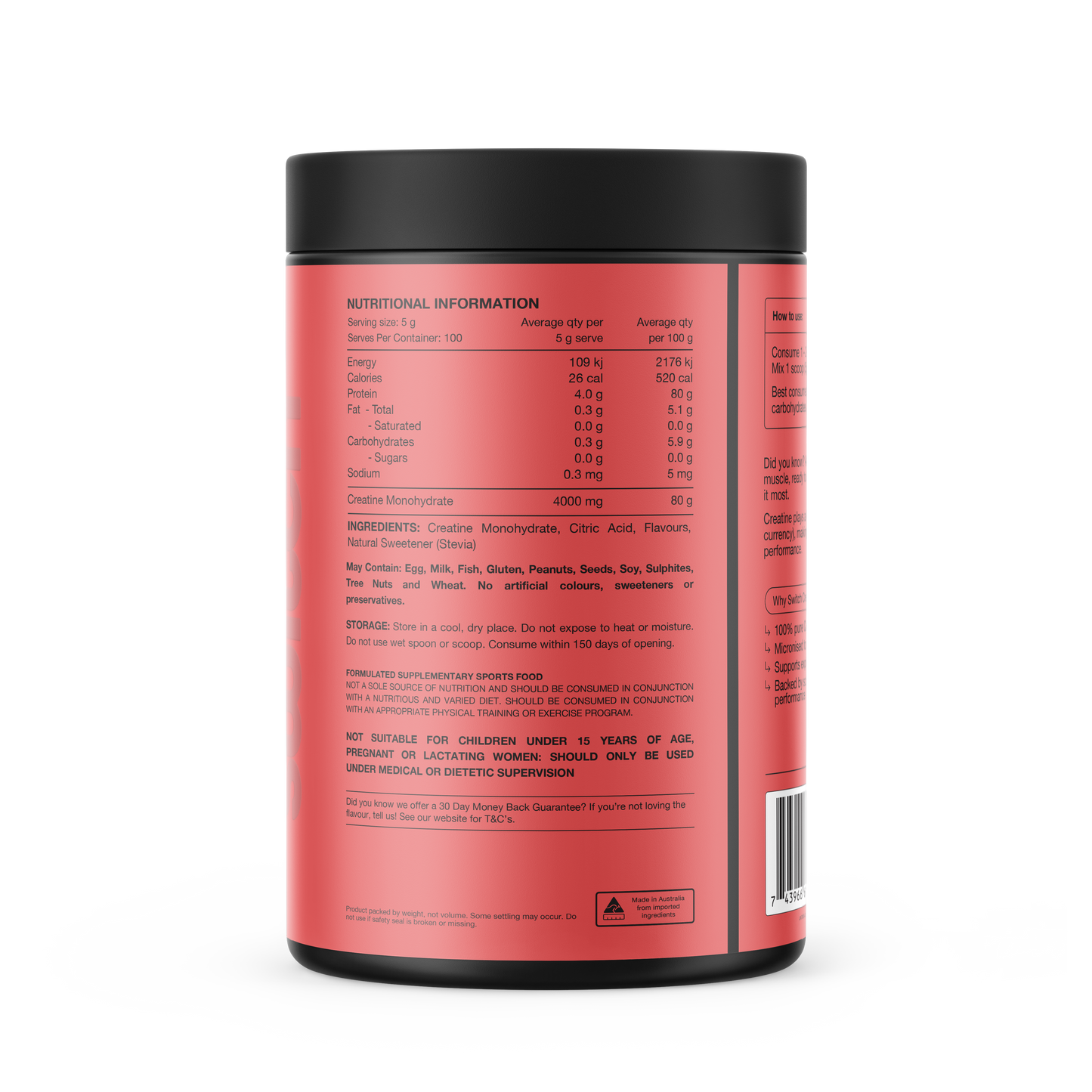 Switch Nutrition Flavoured Creatine 500g