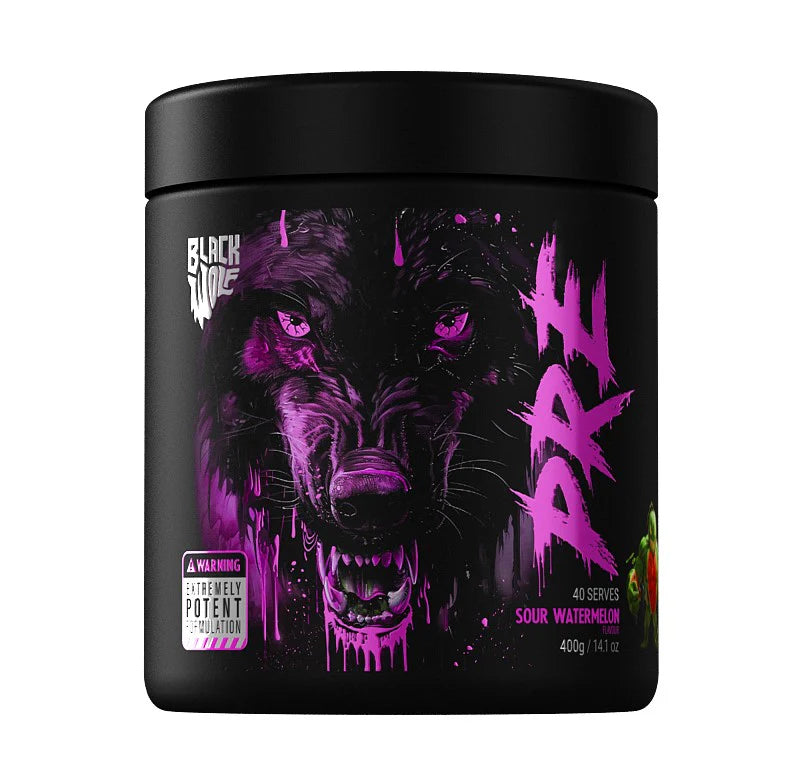 Black Wolf Pre Workout 40 Serves Sour Watermelon