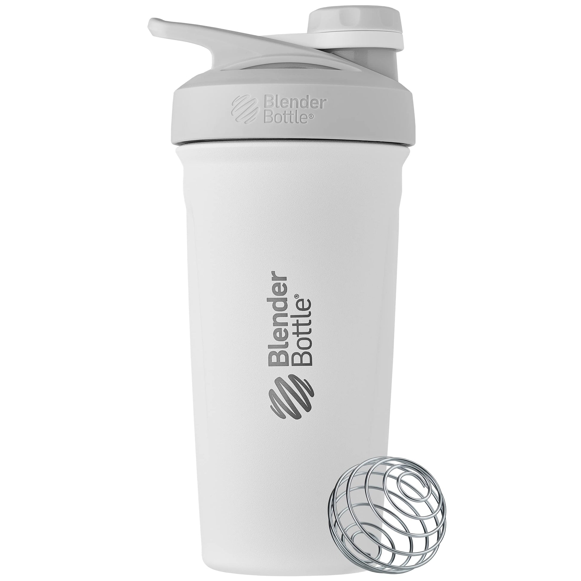 Blender Bottle Strada Stainless Steel 710ML White