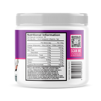 Maxs Lab Micronised Creatine Monohydrate