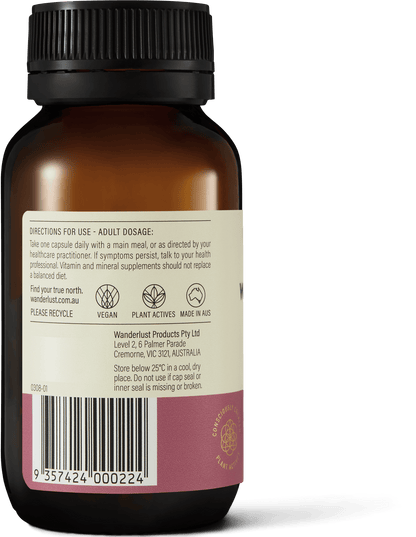 Wanderlust Wander Glow 30 Capsules