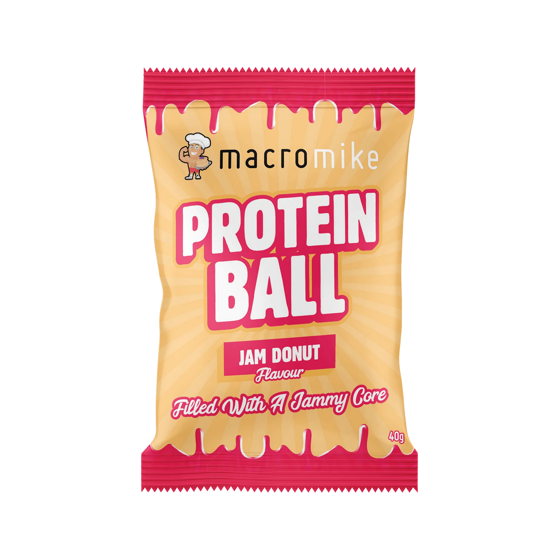 Macro Mike Protein Ball 40g Jam Donut