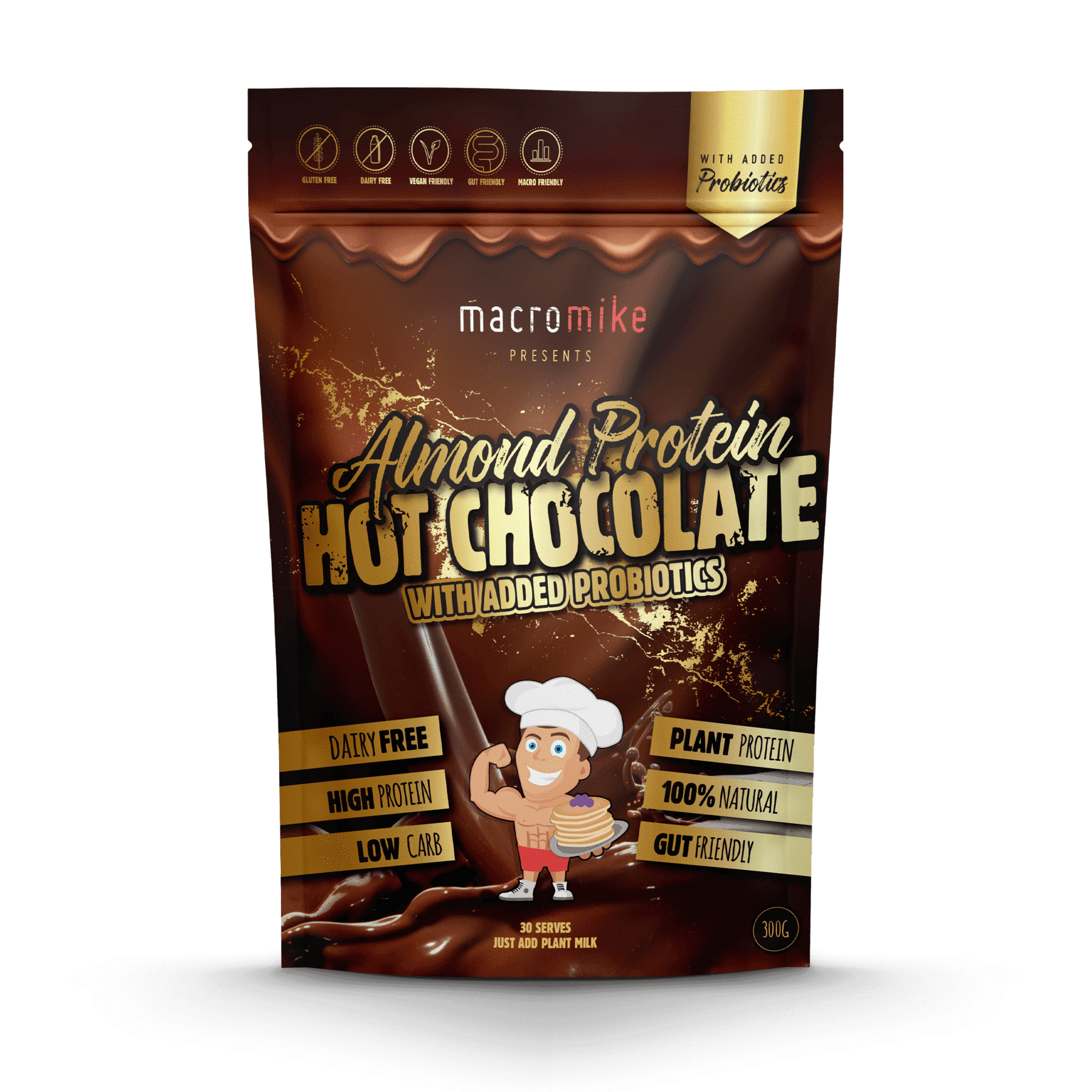 Macro Mike Almond Protein Hot Chocolate 30 Serves