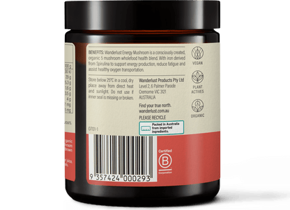Wanderlust Energy Mushrooms 75g