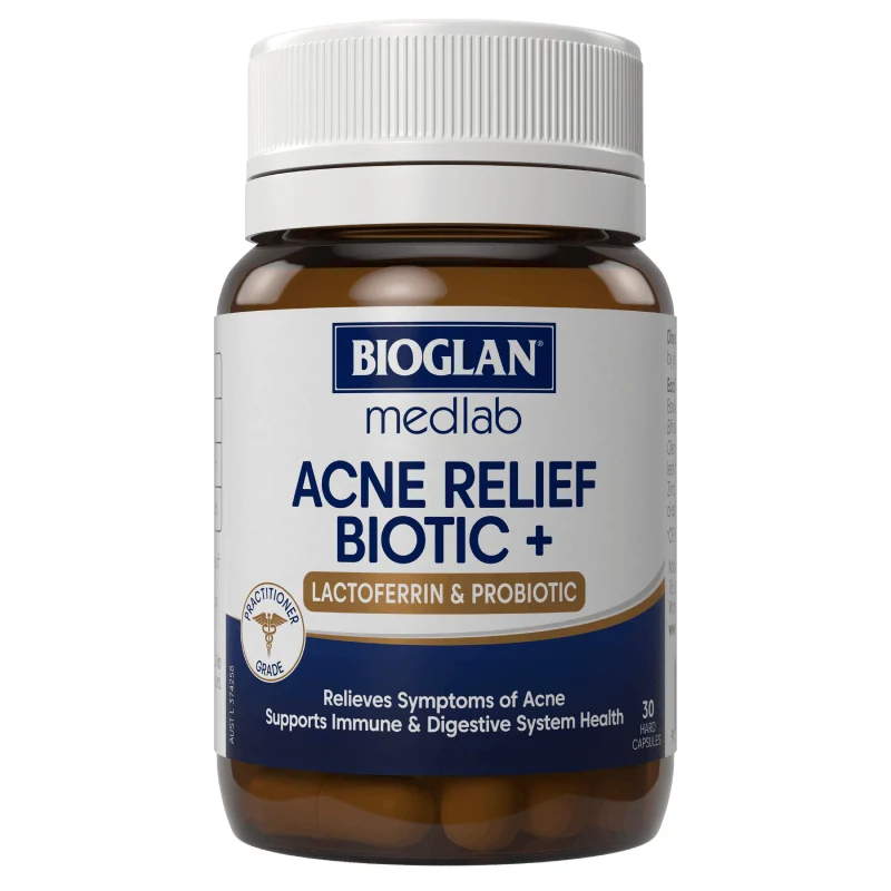 Bioglan Medlab Acne Relief Biotic+ 30c