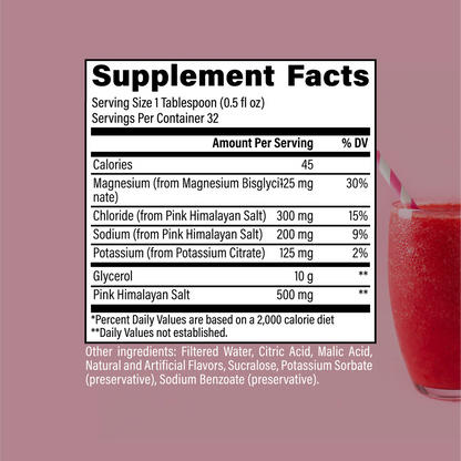 Raw Nutrition Liquid Glycerol 473ml Strawberry Slush