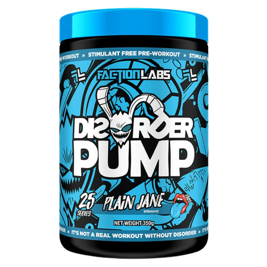 Faction Labs Disorder Pump 25 serves Plain Jane