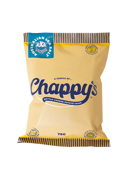 Chappy's Kettle Chips 80G Sea Salt