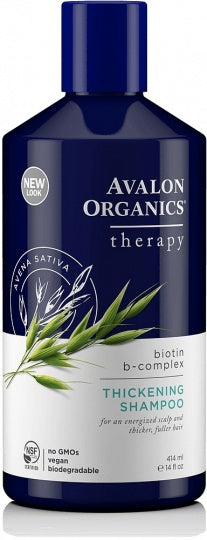 Avalon Organics Active Shampoo Biotin B Complex Thick 400mL