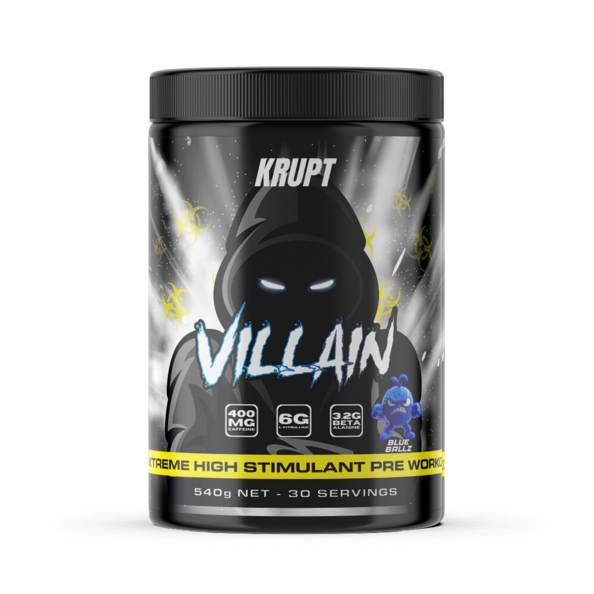 Krupt Villain 30 Serves Blue Balls