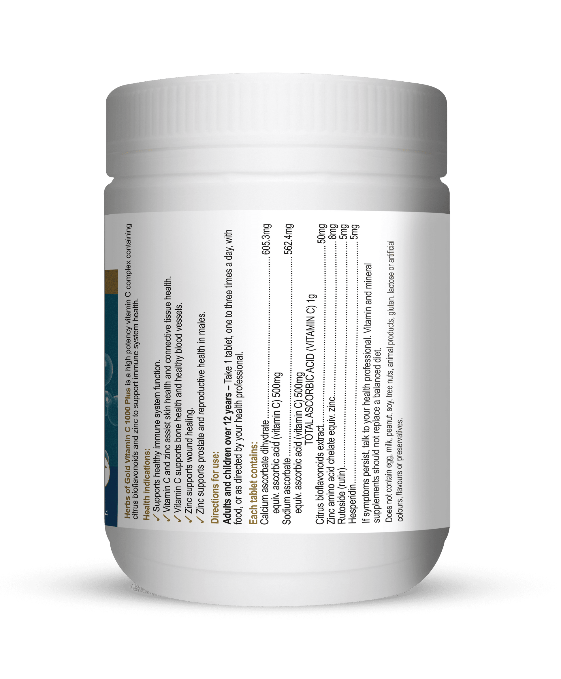 Hofg Vitamin C 1000 Plus Zinc and Bioflavanoids