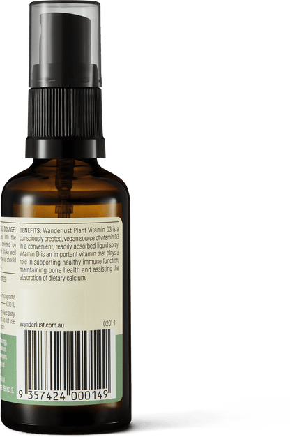 Wanderlust Plant Based Vitamin D Spray 40ml