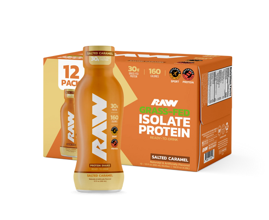 RAW CBUM Isolate Protein RTD 355ml Salted Caramel