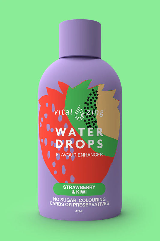 Vital Zing Water Drops 45ml Strawberry & Kiwi