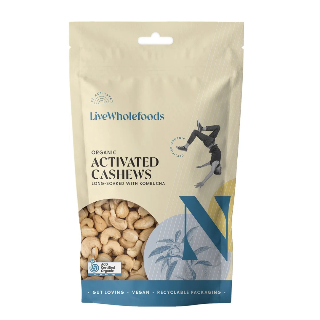 Live Wholefoods Organic Activated Cashews 600g