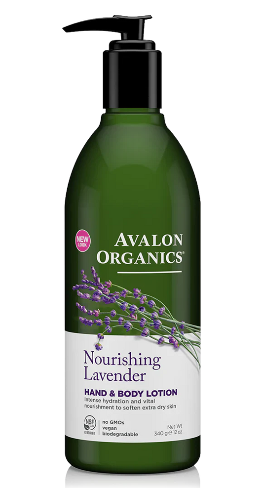 Avalon Organics Hand & Body Lotion 350mL Lavender