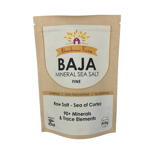 Abundance Farm Baja Mineral Sea Salt 454g Fine