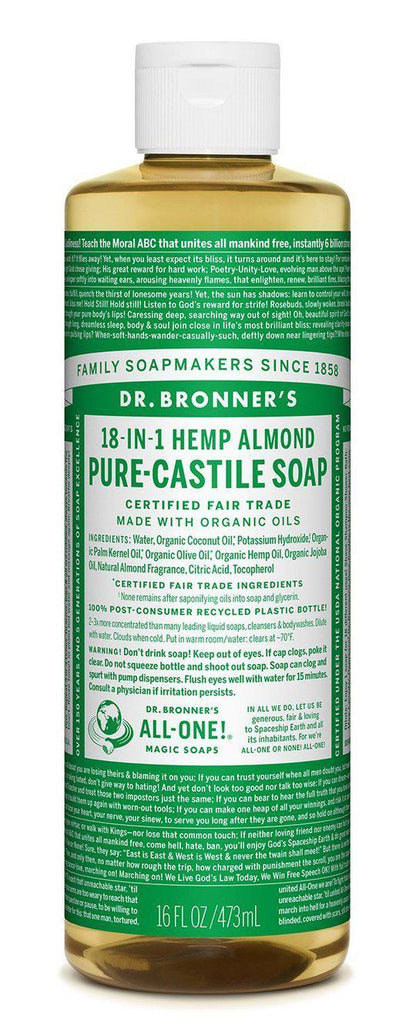 Dr Bronners Pure Castille Liquid Soaps