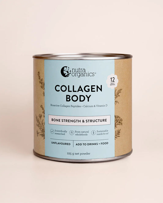 Nutra Organics Collagen Joints + Bones 225G Unflavoured