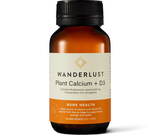 Wanderlust Plant Calcium & D3 60 Softgels
