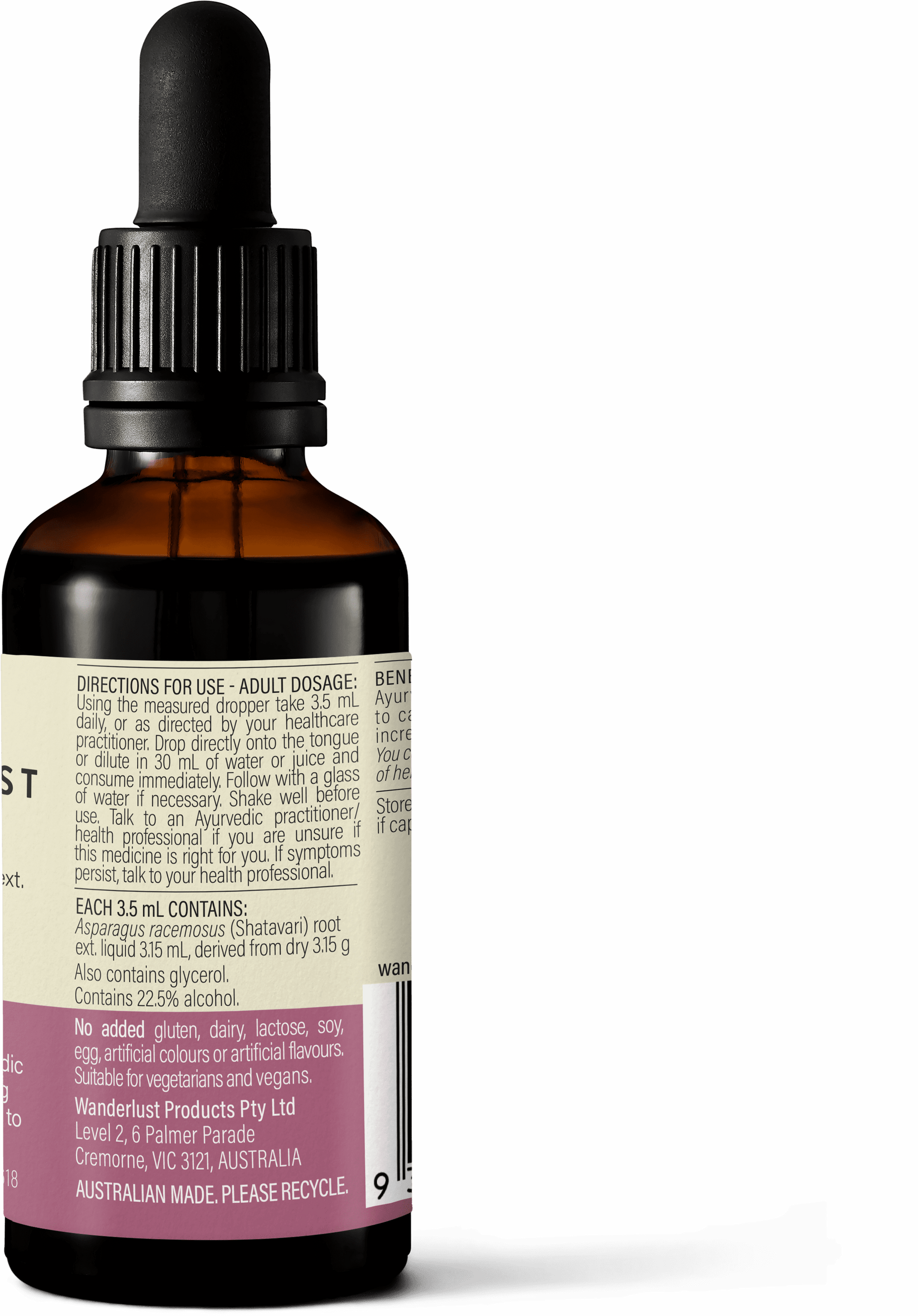 Wanderlust Shatavari Drops 50ml