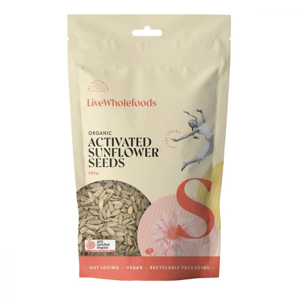 Live Wholefoods Organic Activated Sunflower Seeds 300g