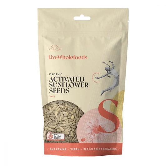 Live Wholefoods Organic Activated Sunflower Seeds 300g