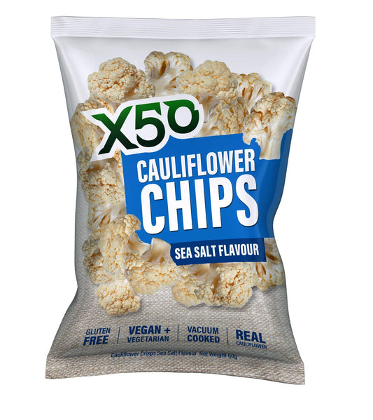 X50 Cauliflower Chips 60g