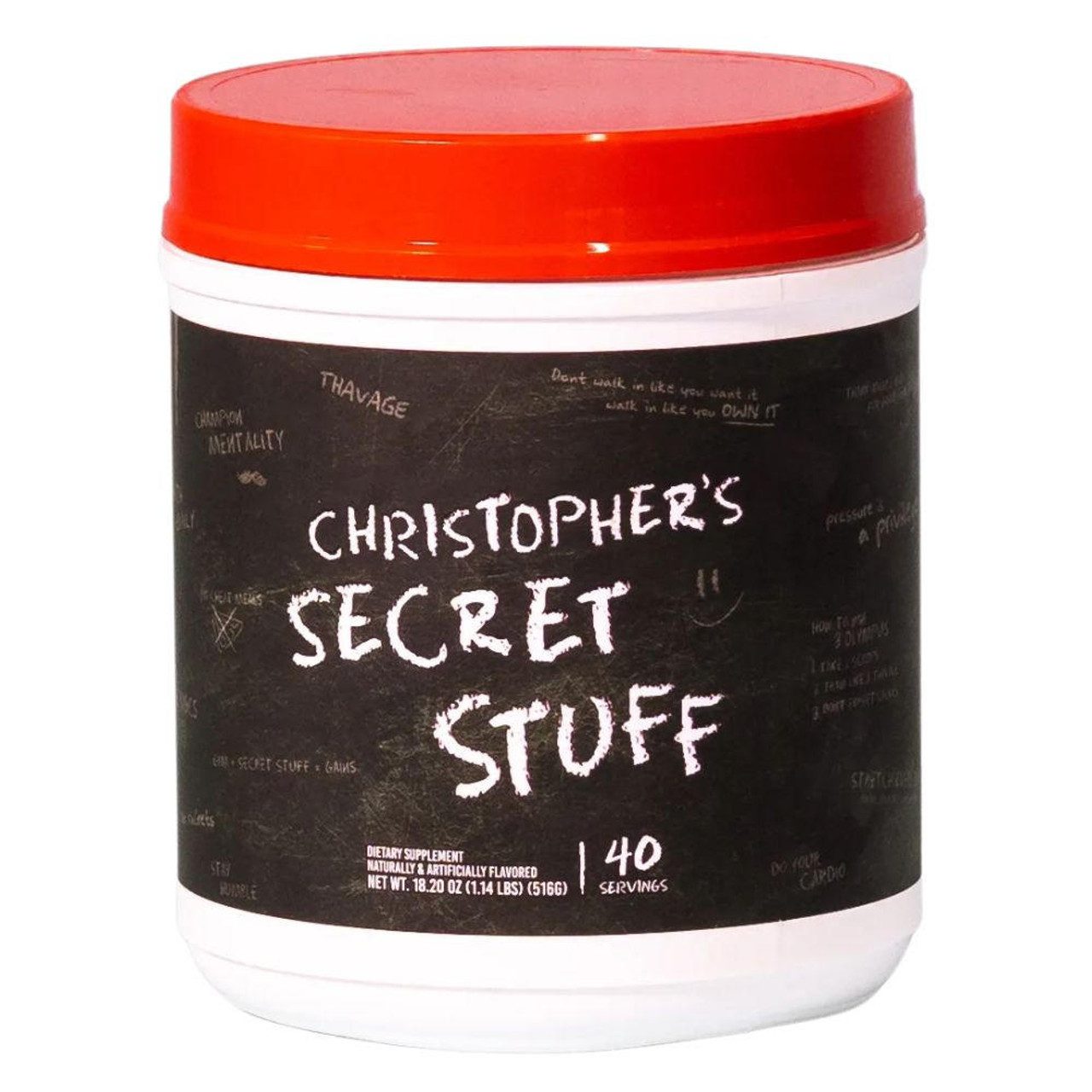 Thavage Pre-Workout by CBUM 40 Serves Chris's Secret Stuff