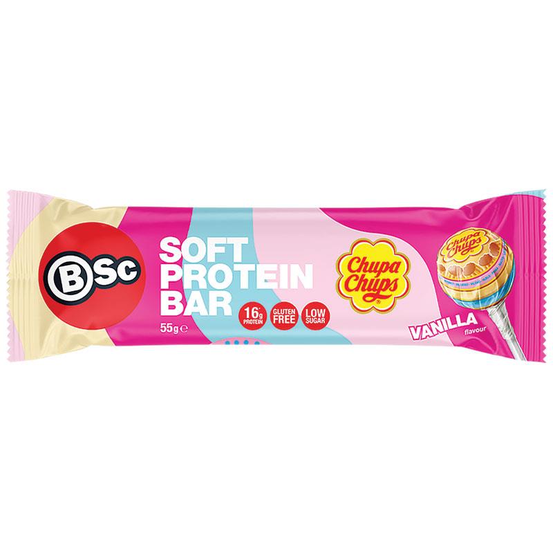 BSC Chupa Chups Protein Bar 55GM Vanilla