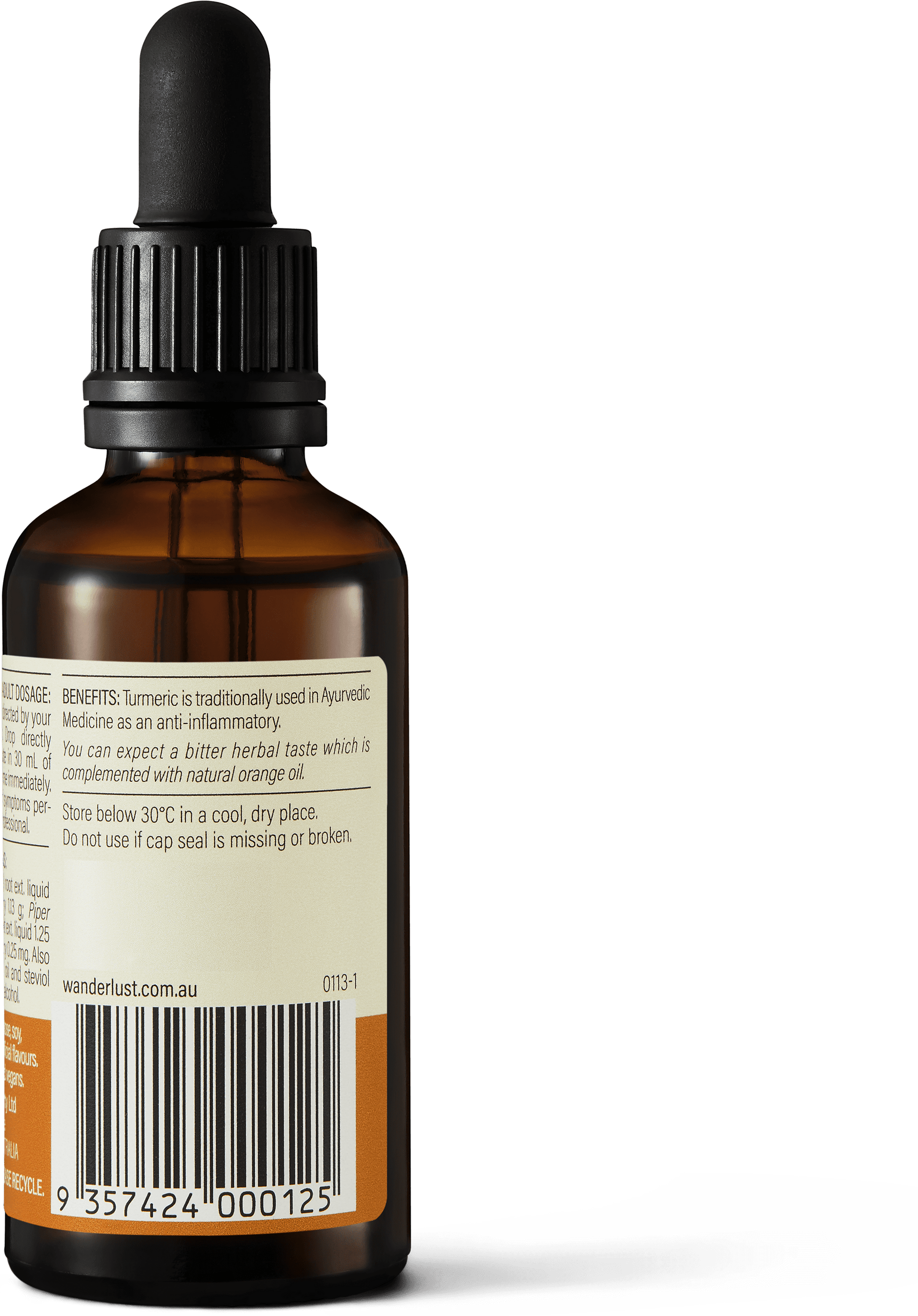 Wanderlust Turmeric Drops 50ml