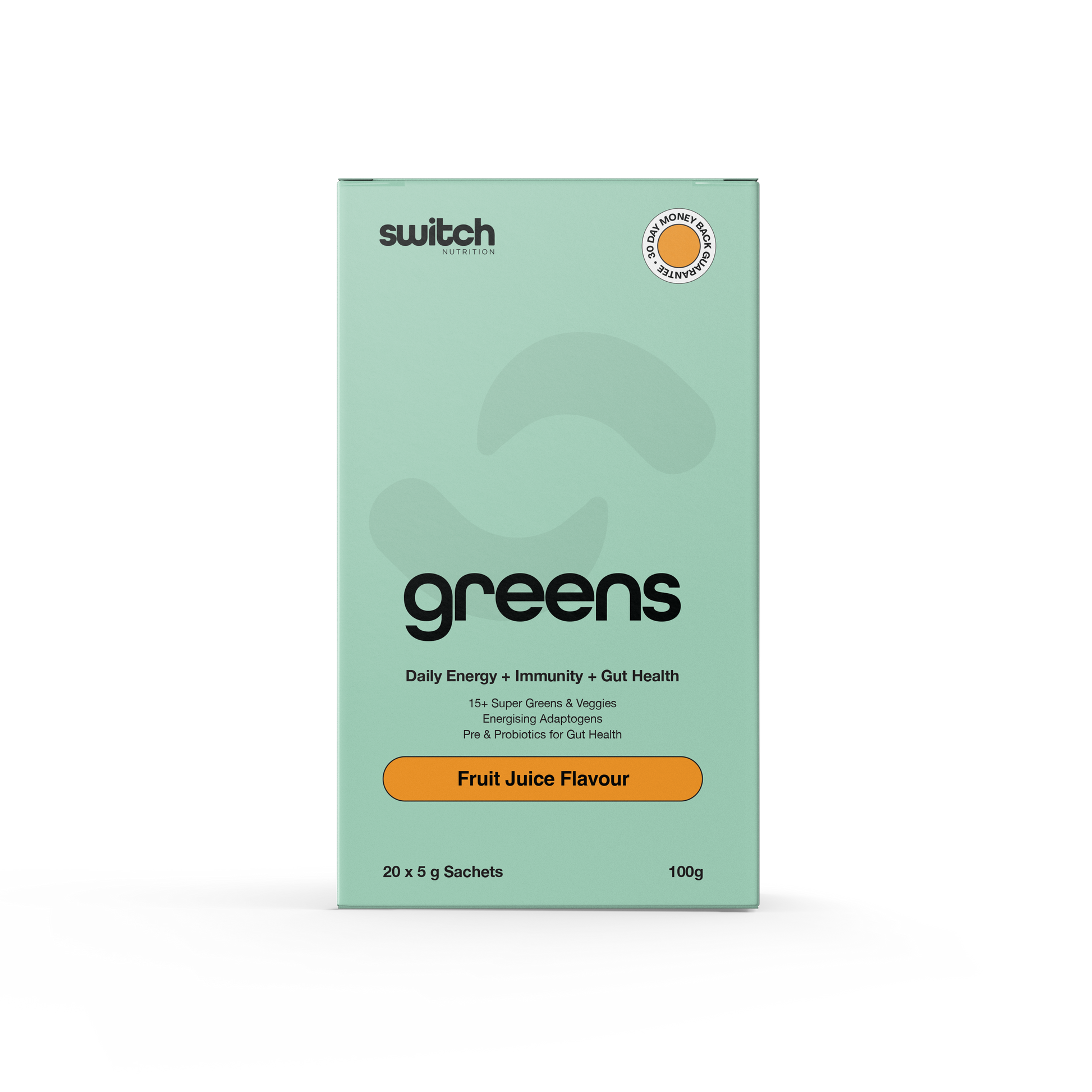 Switch Nutrition Greens 20 Serves Fruit Juice
