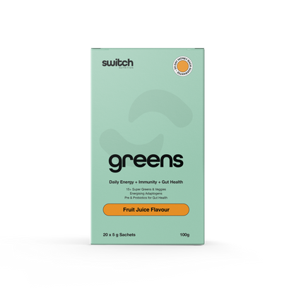 Switch Nutrition Greens 20 Serves Fruit Juice