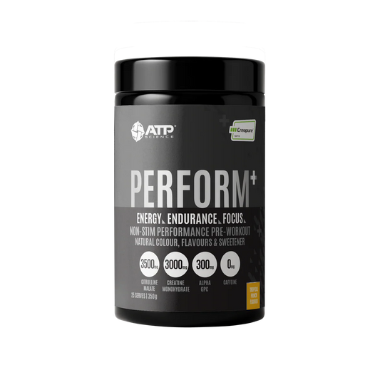ATP Science Perform+ Non-Stim Pre 350g Tropical Punch