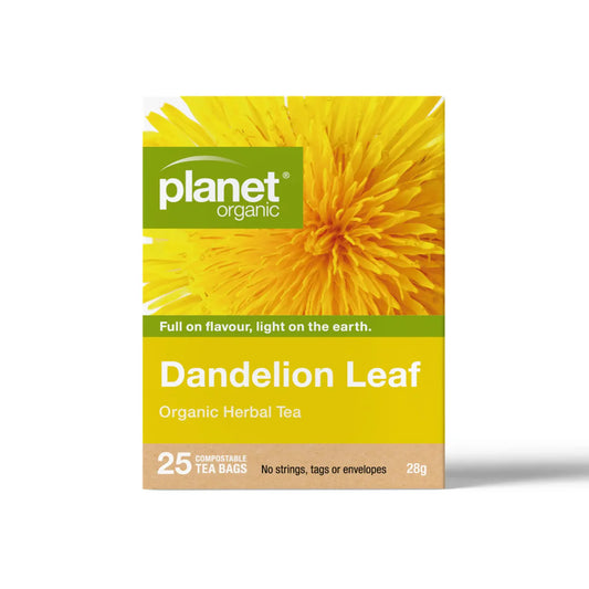 Planet Organic Dandelion Leaf Herbal Tea x 25 Tea Bags