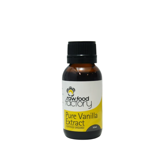 Raw Food Factory Organic Pure Vanilla Extract 50ml