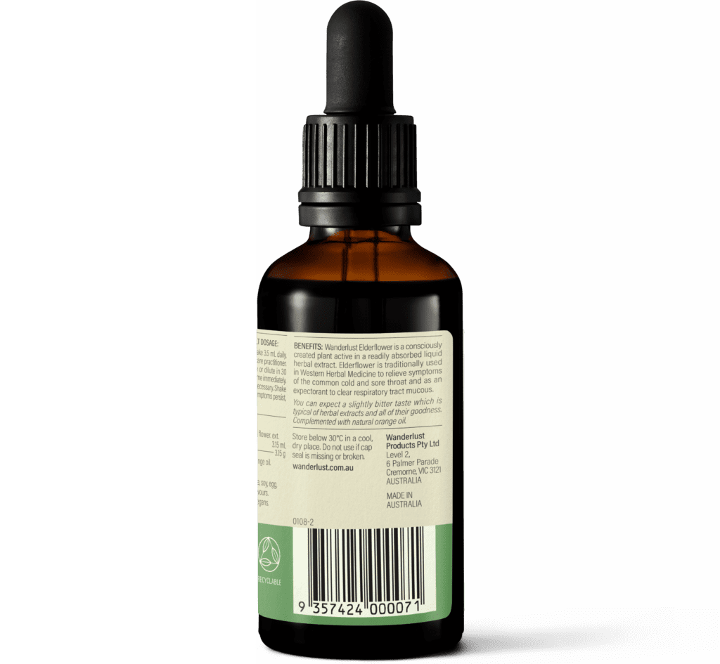 Wanderlust Elderflower Liquid 90ml