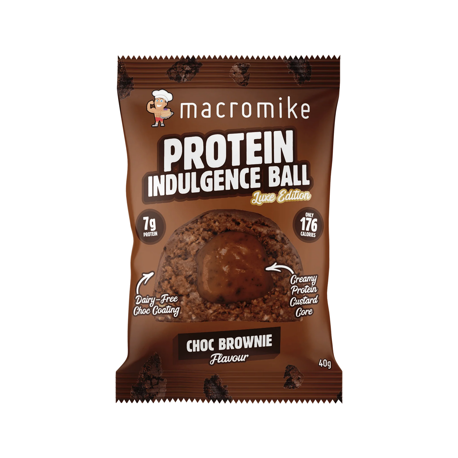 Macro Mike Protein Ball 40g Choc Brownie