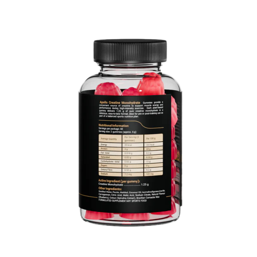 Apollo Creatine Monohydrate 120 Gummies Watermelon