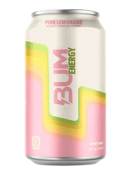 BUM Energy Can 355ml Pink Lemonade
