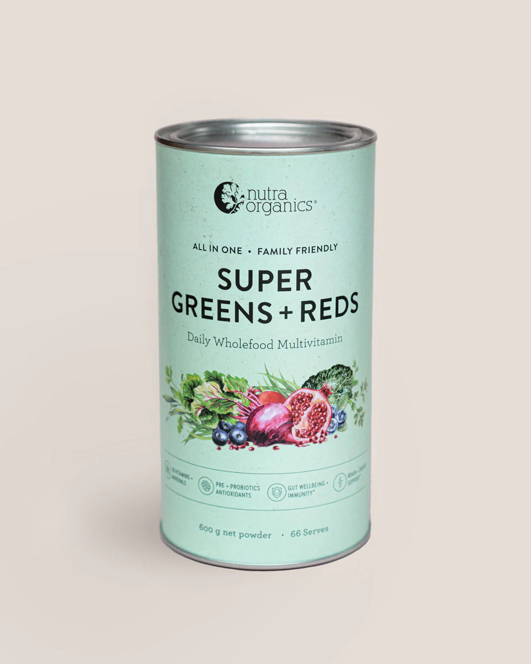 Nutra Organics Super Greens and Reds