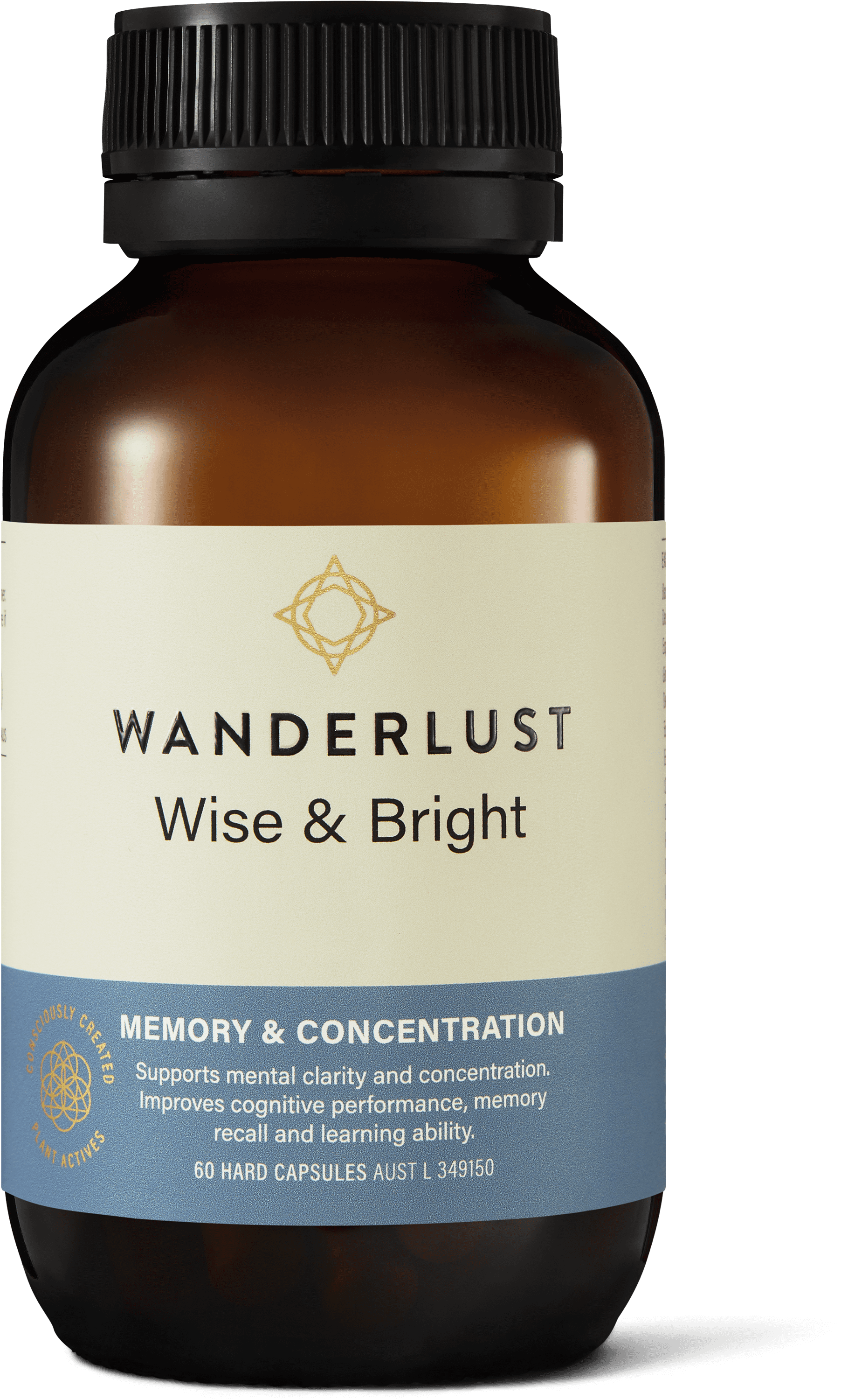 Wanderlust Wise & Bright 60 Capsules