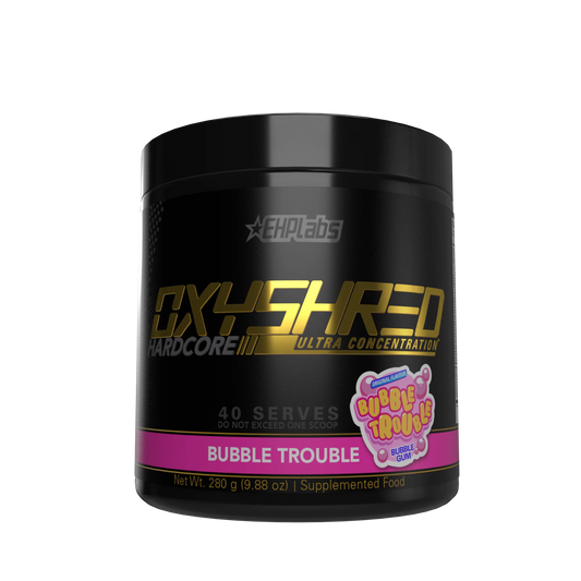 EHP Labs Oxyshred Hardcore 40 Serves Bubble Trouble