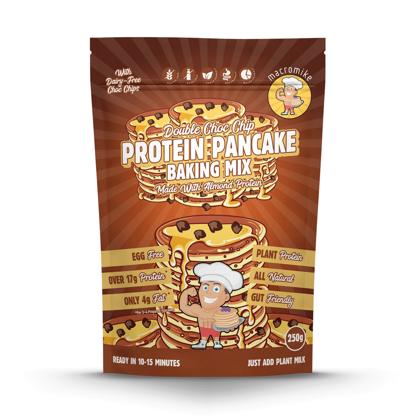 Macro Mike Pancakes - With Almond Protein