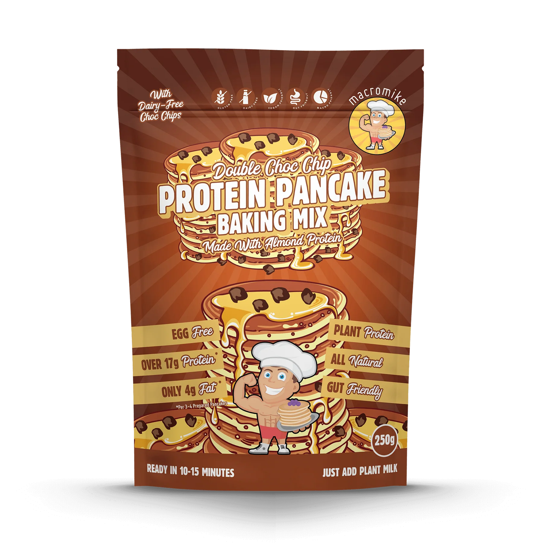 Macro Mike Pancakes - With Almond Protein