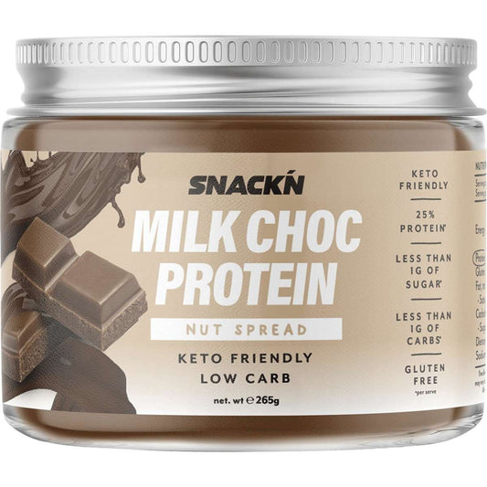 Snackn Protein Nut Spread 265g Milk Choc