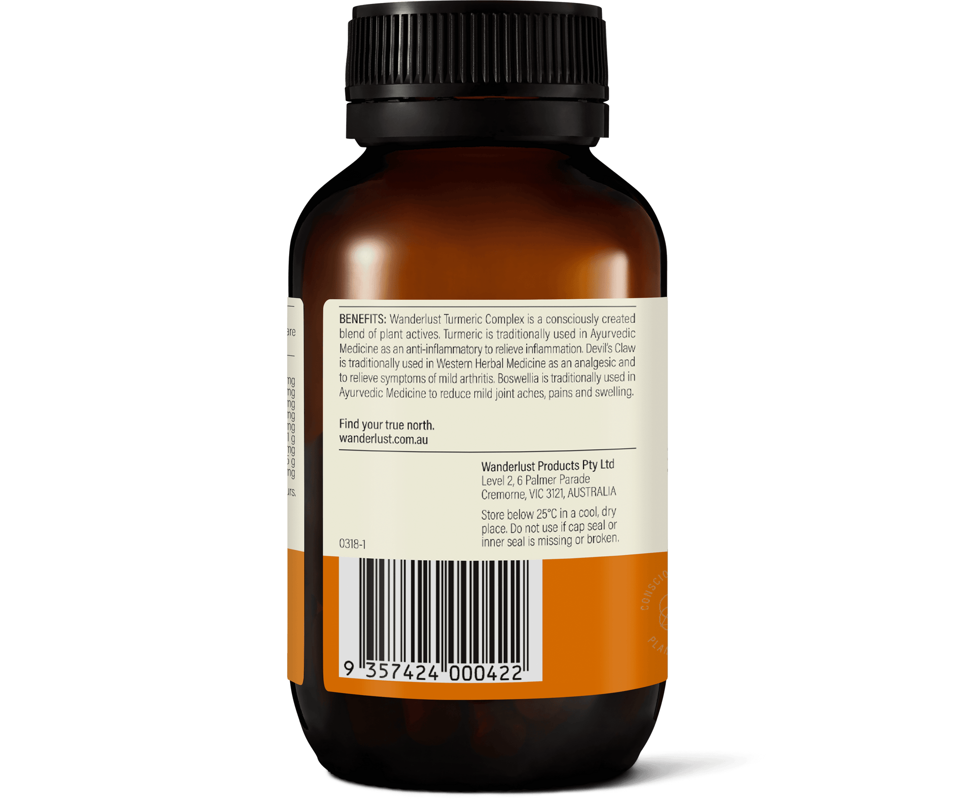 Wanderlust Turmeric Complex 60 Capsules